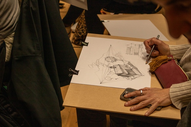 A striking drawing from the workshop. 