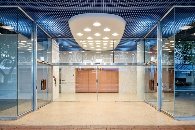 Massey House, refurbished Lambton Quay entrance.