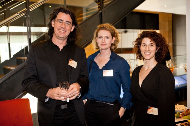 Design Speaks: Workplace/Worklife 2013  delegates (L–R): Paul Reidy (Rice Daubney), Cate Cowlishaw (Group GSA) and Angela O’Connor (Group GSA).
