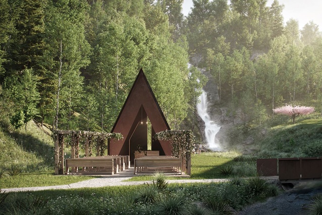 The development includes a chapel, spa and wellness retreat in addition to accomodation.