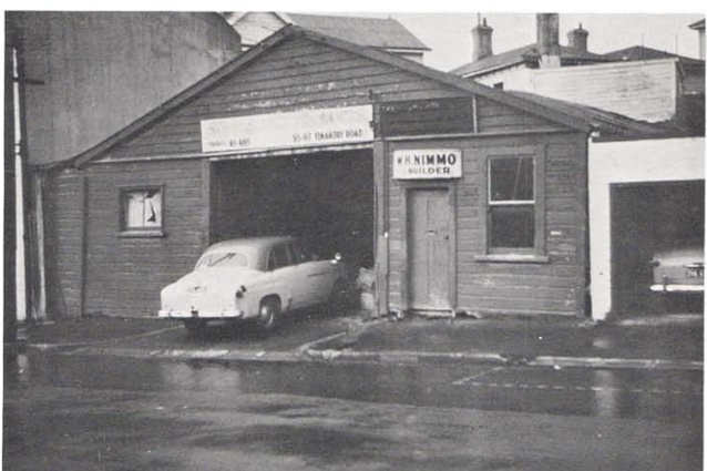 The garage in Wellington where Ted Nightingale started it all in 1946.