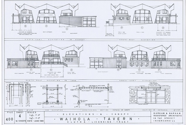 Waihola Tavern (unbuilt) 1969.