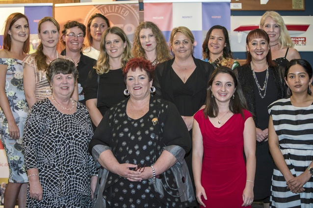 Winners of the 2019 National Association of Women in Construction Excellence Awards, presented in association with BCITO.