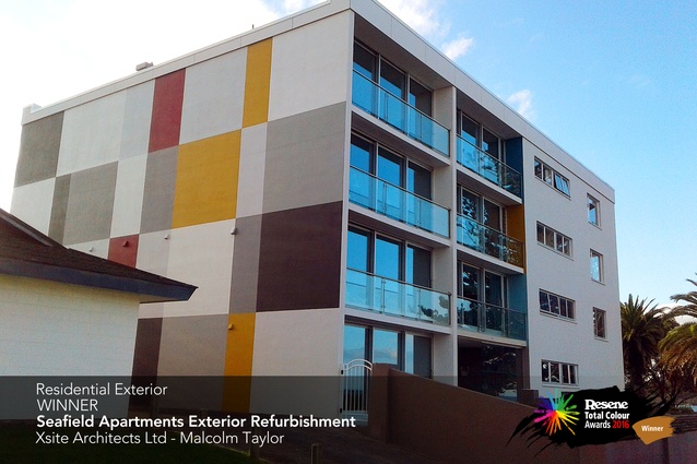 Residential Exterior Award winner: Seafield Apartments Exterior Refurbishment by Malcolm Taylor of XSite Architects.