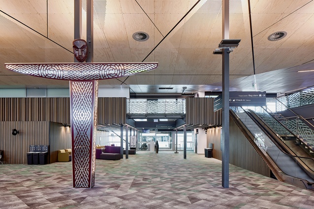 Shortlisted - Interior Architecture: Hamilton Kirikiriroa Airport by Archimedia Waikato Architects.