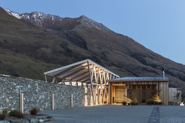 Commercial Architecture category finalist: Aro Ha Wellness Retreat, Glenorchy by Tennent+Brown Architects.