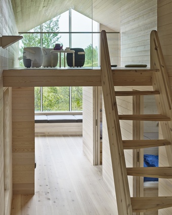 The children’s mezzanine cleverly maximises space and gives the youngest members of the family a place of sanctuary.