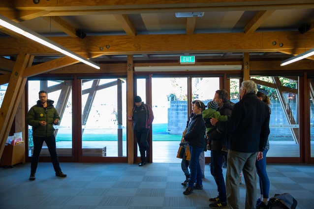 Open Christchurch is made up of 11 events over 11 weeks, the first of which was an open day at the Cathedral Grammar Junior School designed by Tezuka Architects and Andrew Barrie Lab.