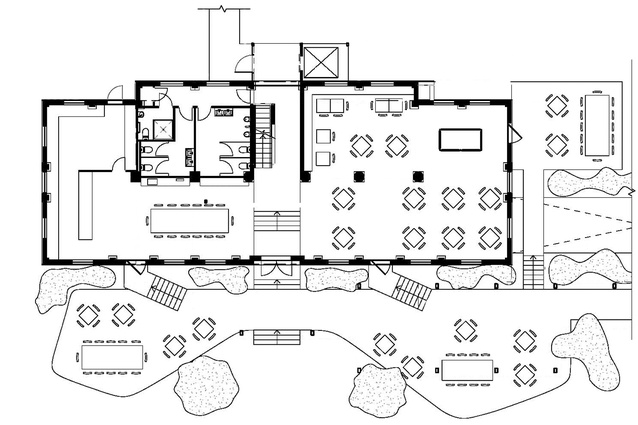 Cunningham Building – ground-floor plan.
