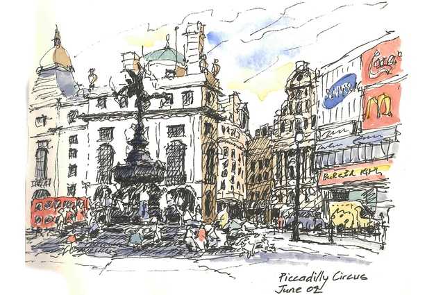 Piccadilly Circus, London by Richard Harris.