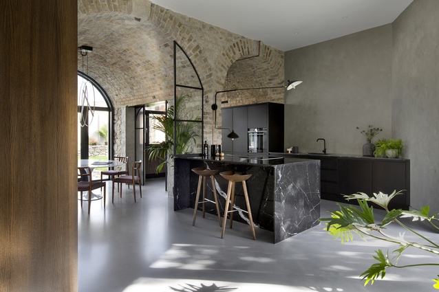 Integrated: In this exquisite renovation of a historic coach house in Dublin, Kingston Lafferty Design has worked with the building’s original structures, carefully creating an integrated kitchen that is discreet in appearance yet strong in functionality.