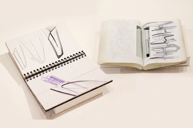 Zaha Hadid’s notebooks.