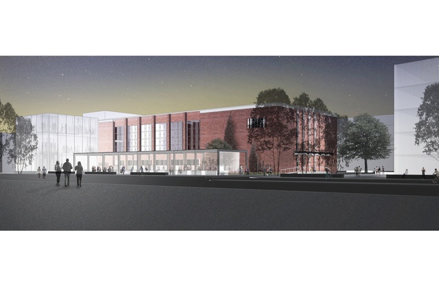 Render of Broadmeadows Town Hall by KTA. Currently in progress.
