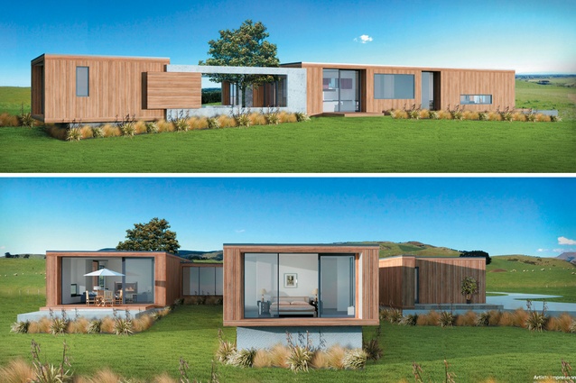 Located on the outskirts of Christchurch, this family home is designed to maximise the panoramic views.