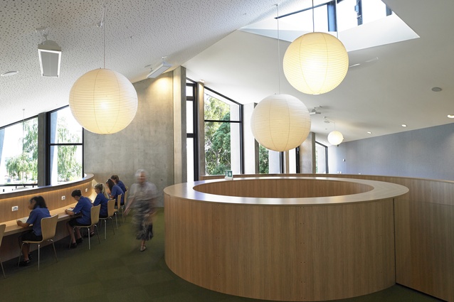 Education winner: Iona College Information Resource Centre by Stevens Lawson Architects.