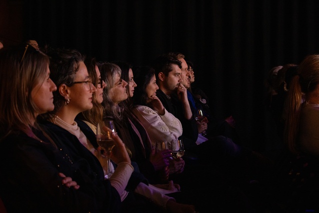 Thought provoking discourse was the night’s fare.