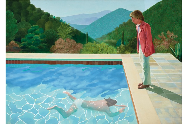 <em>Portrait of an Artist [Pool with Two Figures]</em>, 1972.