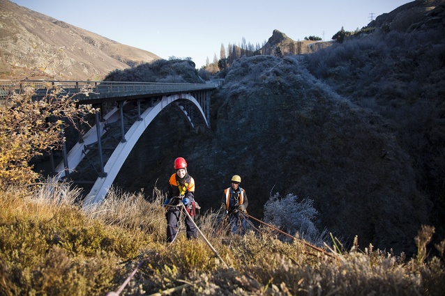 The Central Otago environment is rugged, and for engineers, there are a lot of hazards, Stevens says.