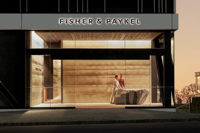 Fisher & Paykel’s Auckland Experience Centre on Great North Road, Tāmaki Makaurau Auckland reflects the company’s ‘Designed in Aotearoa New Zealand’ philosophy and identity.