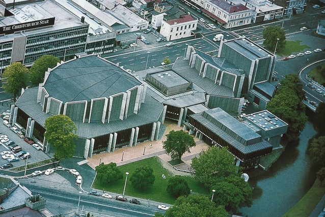 Christchurch Town Hall was completed in 1972. Uniquely, it was the first totally new town hall in New Zealand for nearly 50 years.