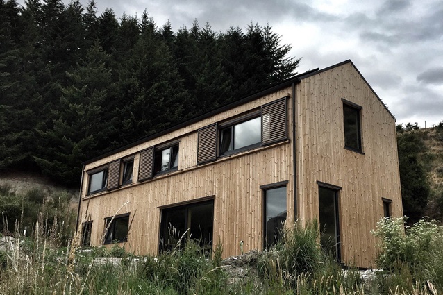 Taramea House designed by Energy Architecture NZ. A new build dwelling in Queenstown built by Climate House to Passive House Standard (certification pending).