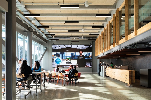 Winner: 2019 Ted McCoy Award for Education – Ngā Wai Hono AUT School of Engineering, Computer and Mathematical Sciences (ECMS) Building by Jasmax.