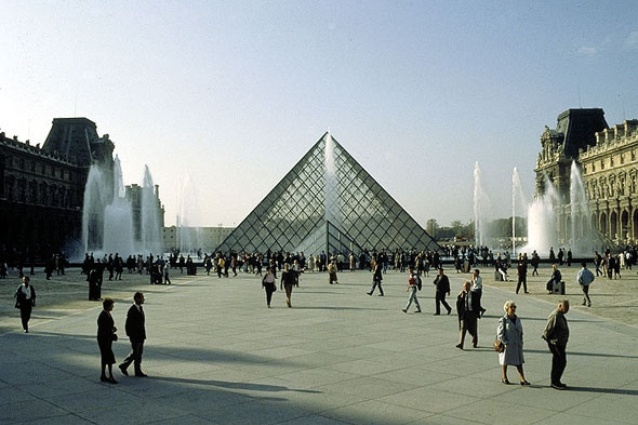 Grand Louvre in Paris, phase 1, completed in 1989