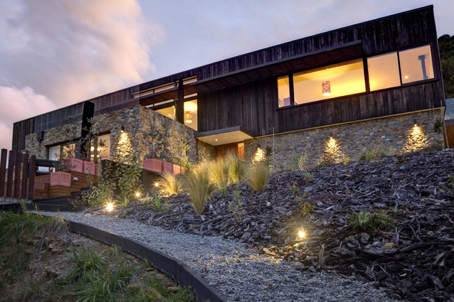 Housing Award. Okiwa Bay House, Anakiwa, Marlborough Sounds by Tennent + Brown Architects.