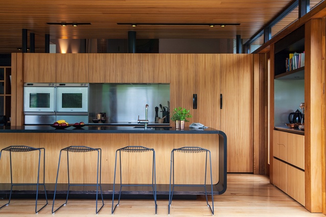 The breakfast bar with stools from Simon James. 