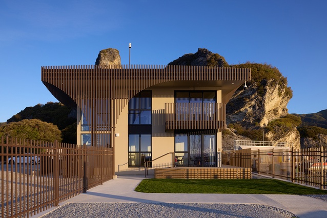 Resene Total Colour Neutrals Tone-e Award winner, Port Tarakohe Harbourmaster and Amenities Building by JTB Architects.