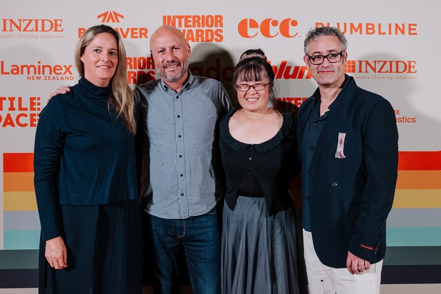 The team from Plumbline, sponsor of the Interior Awards.