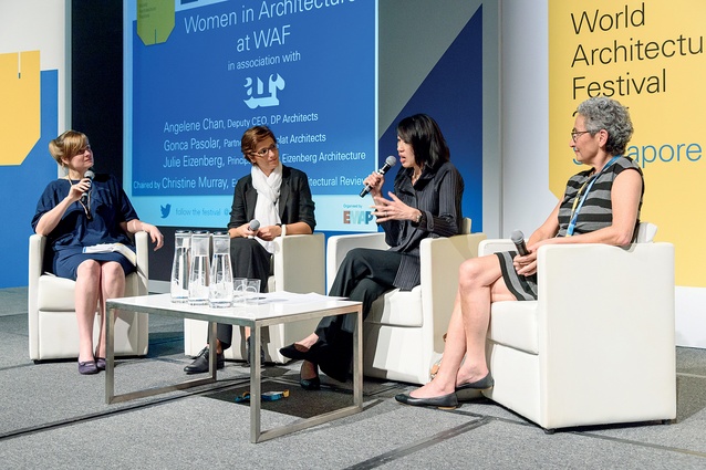 The Women in Architecture conversation with Christine Murray, editor of <em>The Architectural Review</em>, Gonca Pasolar from Emre Arolat Architects & Julie Eizenberg from Koning Eizenberg.
