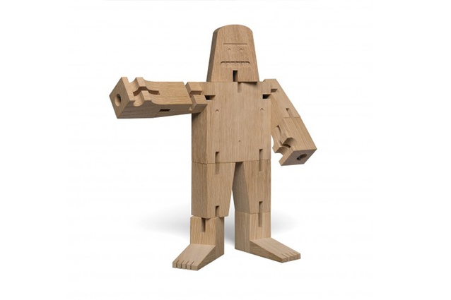 The <a href="http://www.e15.com/en/mr-b.html" target="_blank"><u>Mr B bigfoot toy</u></a> by David Weeks Studio is crafted with playful features and foldable limbs.