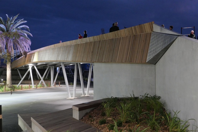 Winner - Public Architecture: Central Energy Trust Arena Entrance Plaza by CPRW.