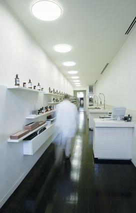 Aesop’s first store opened in 2004 on a ramp that leads to an underground carpark in the Melbourne suburb of St Kilda.