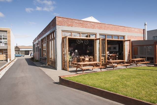 The Coffee Co-op café in Addington, Christchurch.