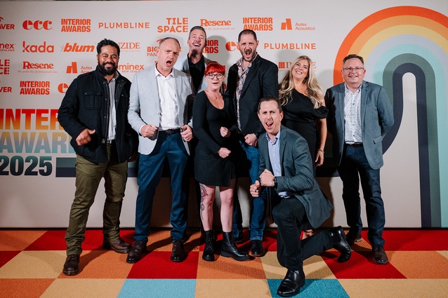The team from Big River Panels, Interior Award sponsors.