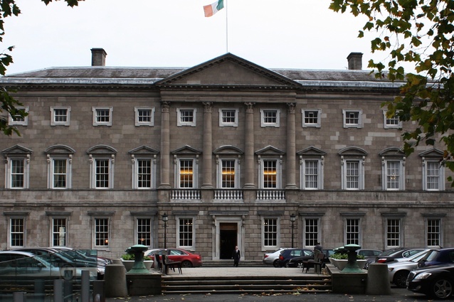 Leinster House, Dublin, Ireland.