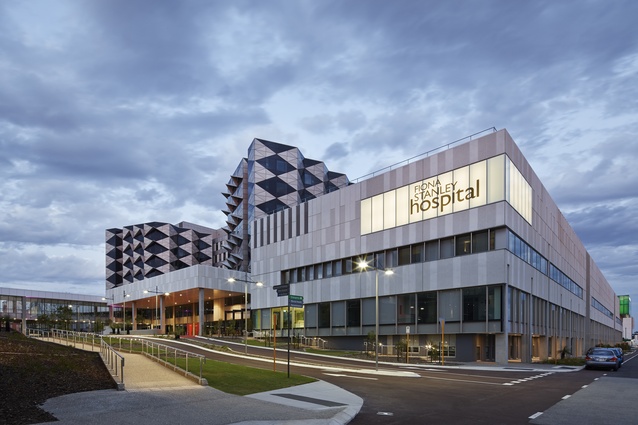 Fiona Stanley Hospital – Main Hospital Building (WA) by The Fiona Stanley Hospital Design Collaboration (comprising Hassell, Hames Sharley and Silver Thomas Hanley).