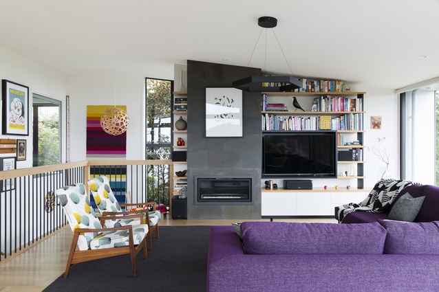 Contemporary and classic come together in this house by Roy Wilson of Warren and Mahoney. 
