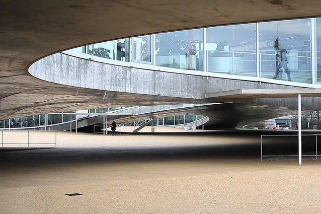 SANAA's Rolex Learning Centre in Lausanne, Switzerland.