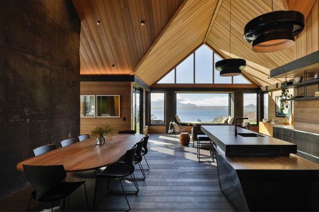 Winner - Housing: Acacia Bay Gables House by Fraser Cameron Architects.