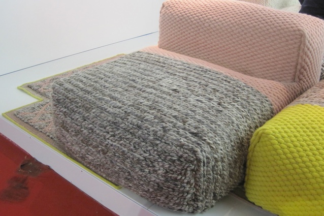Patricia Urquiola’s knitted sofa for Gan.