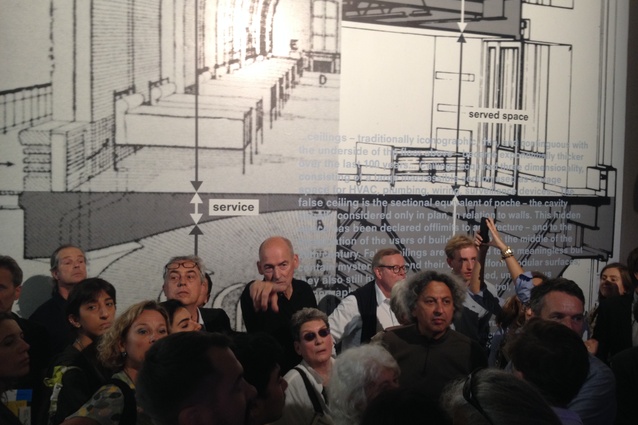 Rem Koolhaas at <em>Elements</em>, Venice 2014.