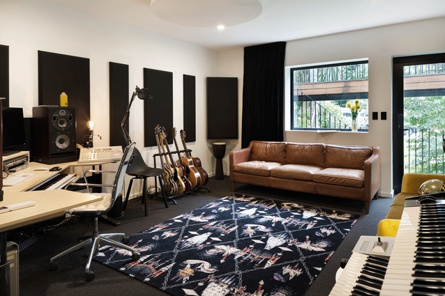 Bridgman-Cooper’s boutique music studio was designed in consultation with Marshall Day Acoustics.
