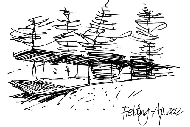 Sketch of the Dune House.