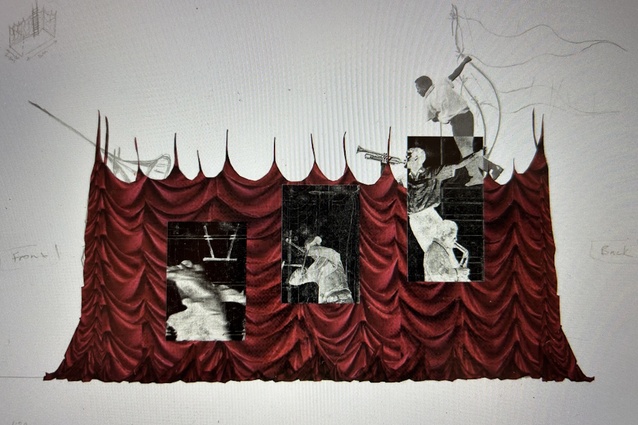 Madison Edgecombe’s What Hides Behind the Curtain? And what’s that music?