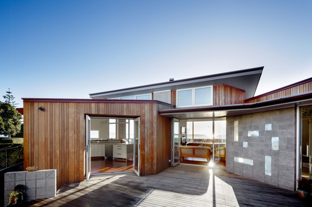 Faulknor House, Westshore, Napier by Gavin Cooper Architect was a winner in the Housing category.