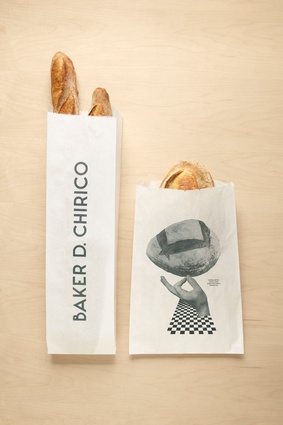 Baker D. Chirico packaging and typography by Fabio Ongarato Design.