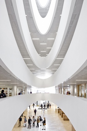 Helsinki library, Finland by Anttinen Oiva Architects. 2014.